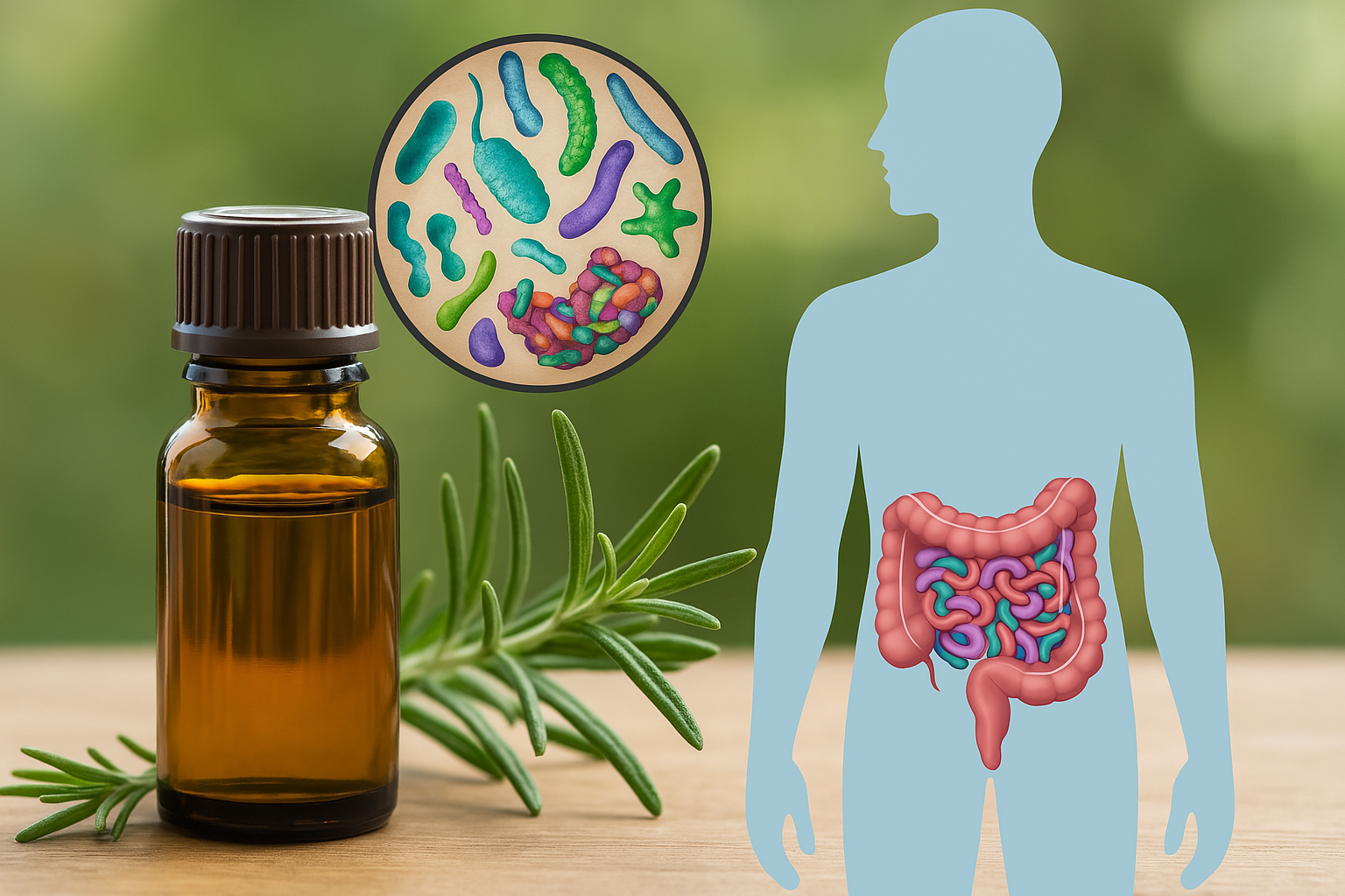 Dal potere antimicrobico al supporto del microbiota : il ruolo degli oli essenziali nella disbiosi intestinale